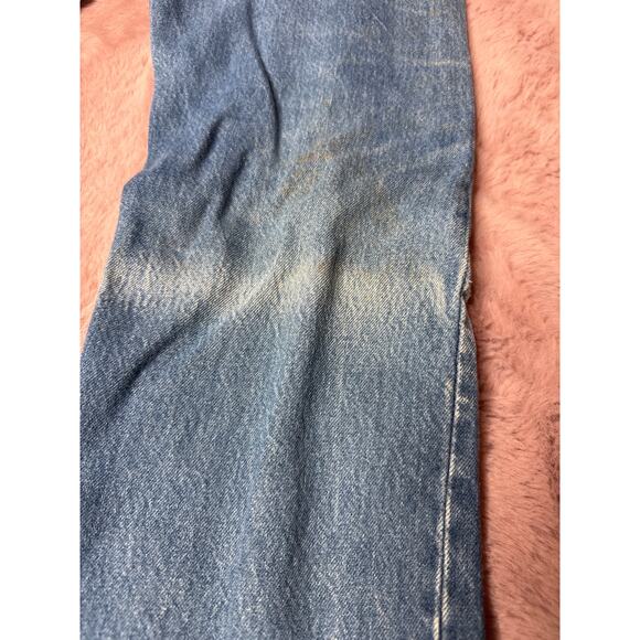 Vintage 1992 Levi’s 501 USA Made Jeans 30x30 Distressed Workwear Fade - Picture 4 of 11